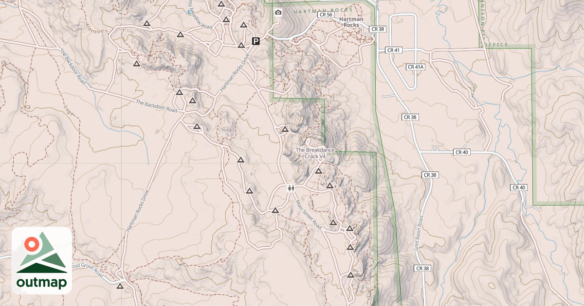 Map of The Breakdance Crack