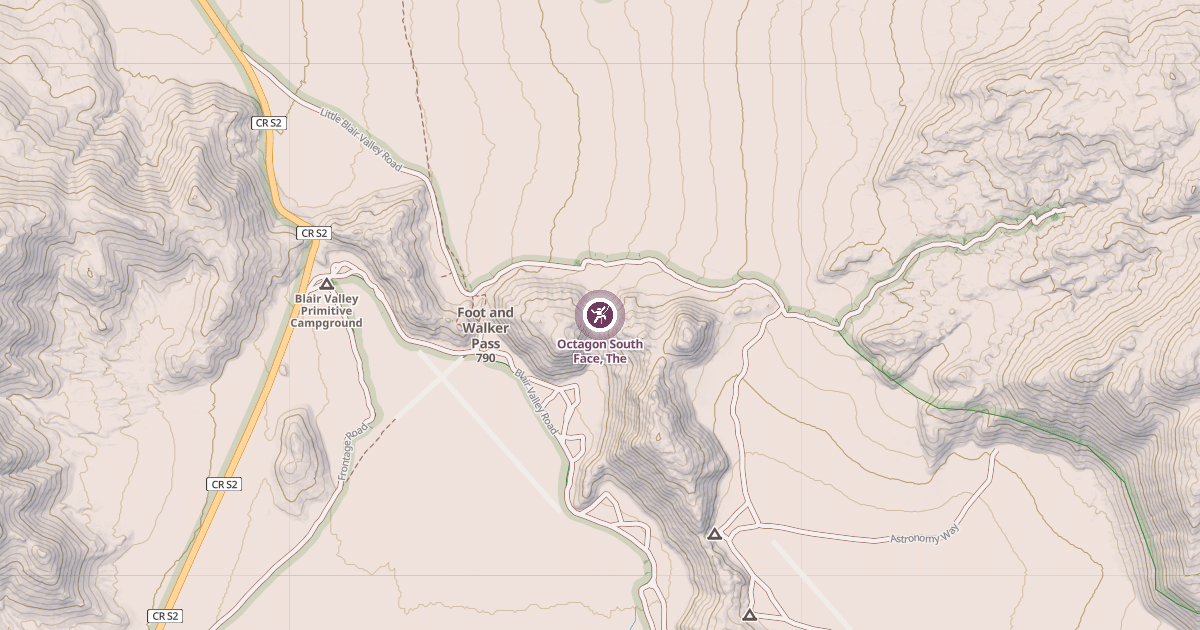 Map preview of Octagon South Face, The