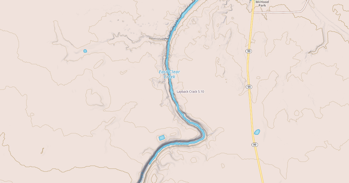 Map preview of Layback Crack