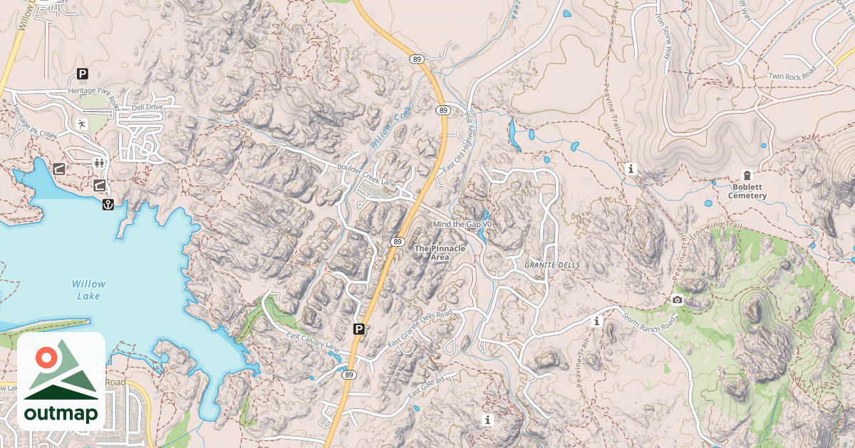Map of Mind the Gap