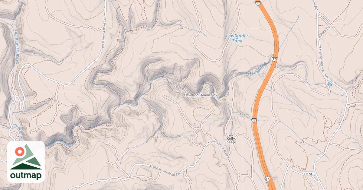 Map of Cleveland Steamer
