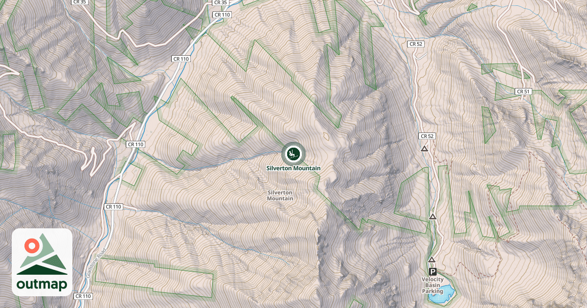 Map of Silverton Mountain