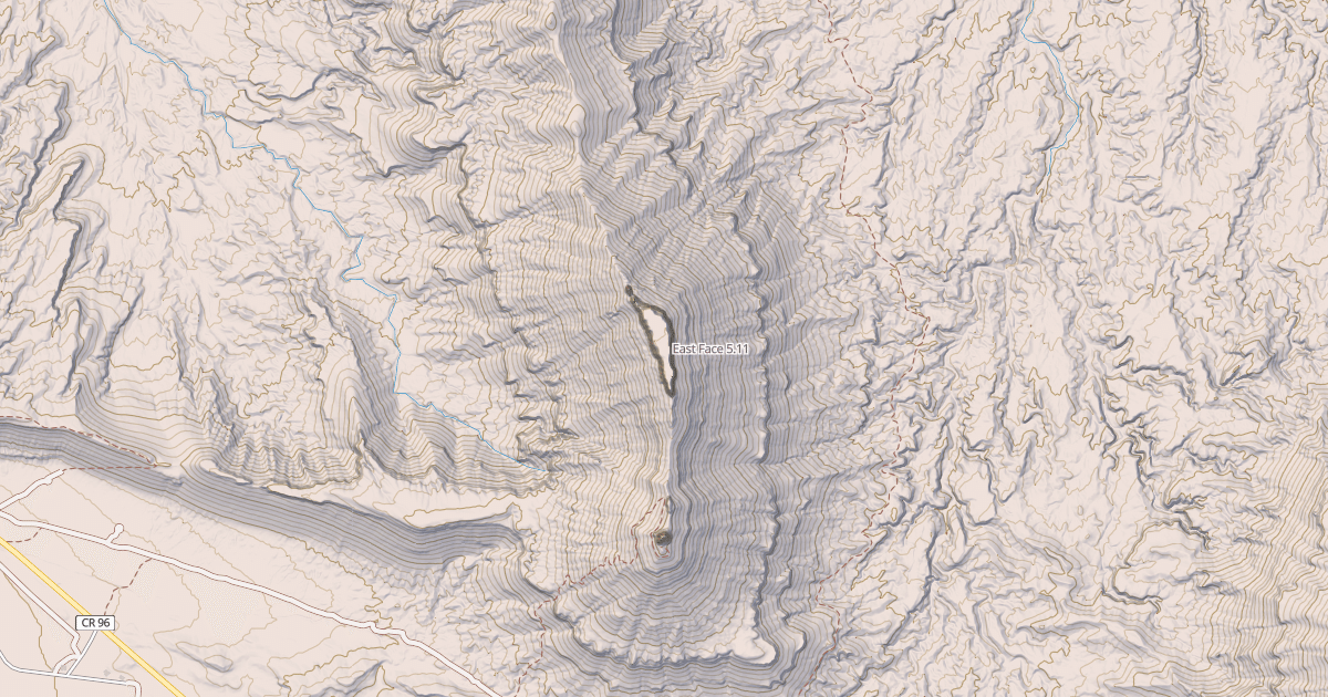 Map preview of East Face