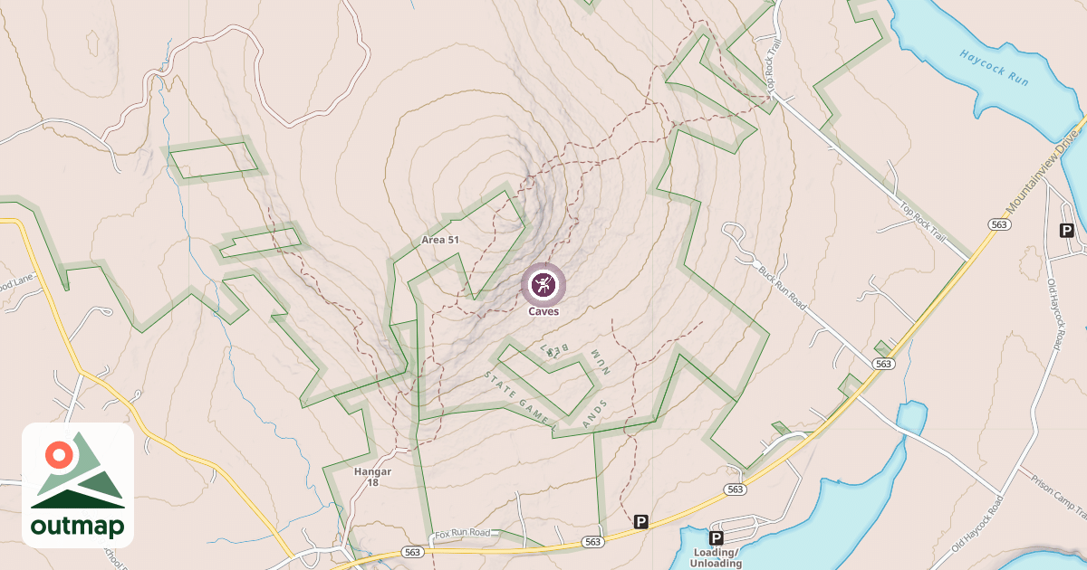 Map of Caves
