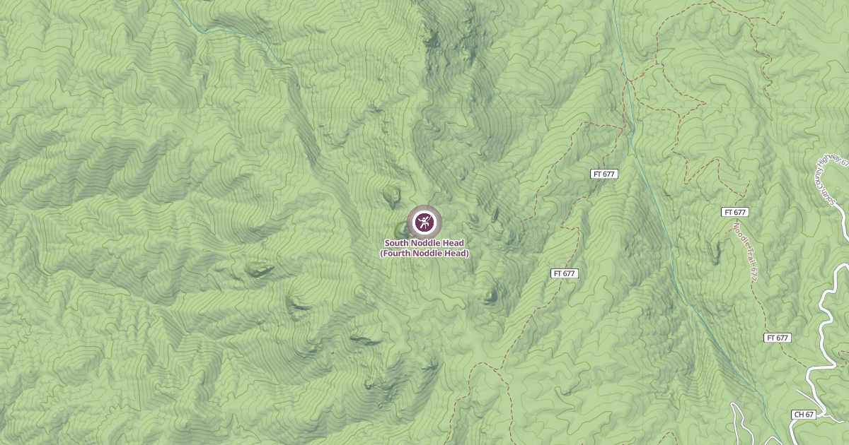 Map preview of South Noddle Head (Fourth Noddle Head)