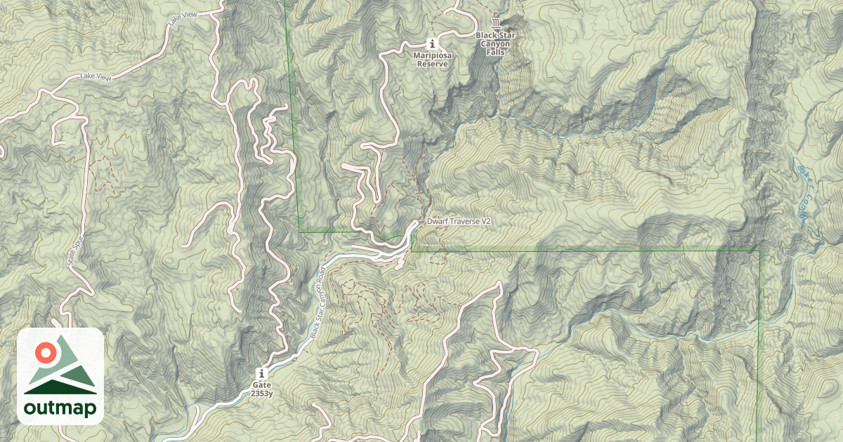 Map of Dwarf Traverse