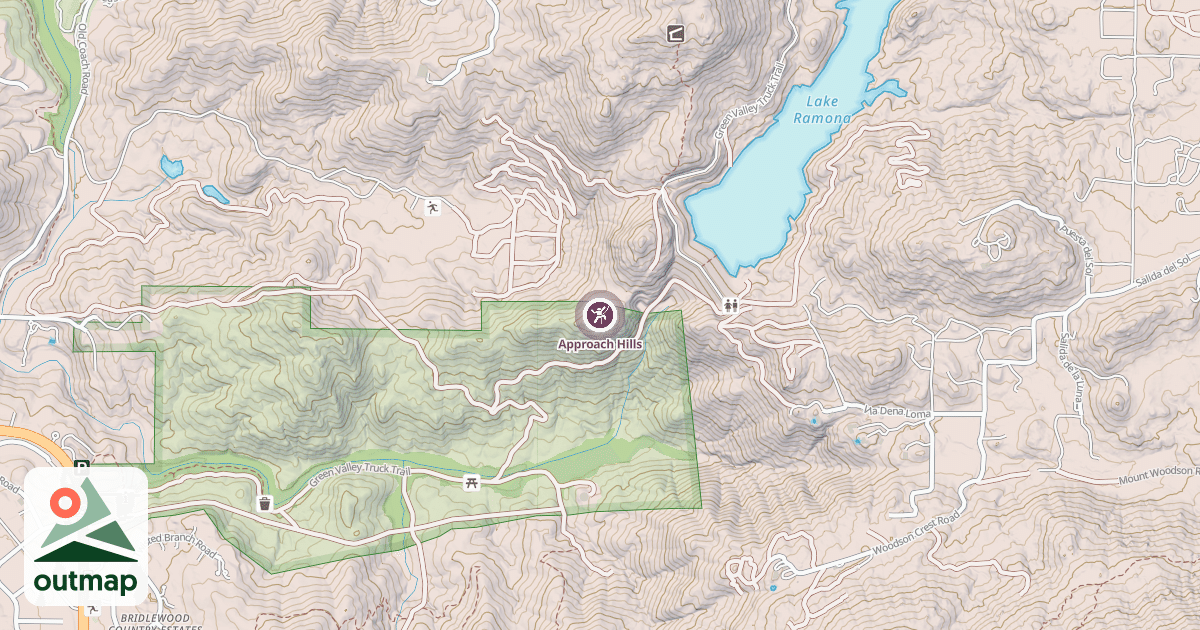 Map of Approach Hills
