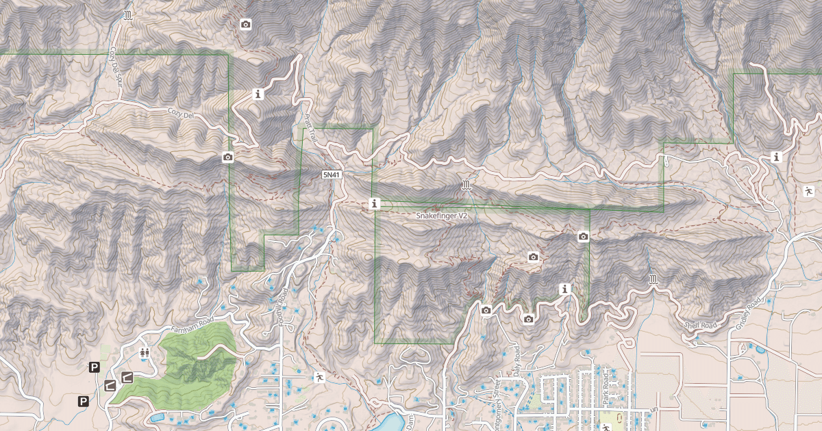 Map preview of Snakefinger