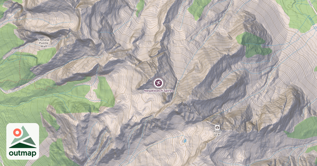 Map of Nesakwatch Spires
