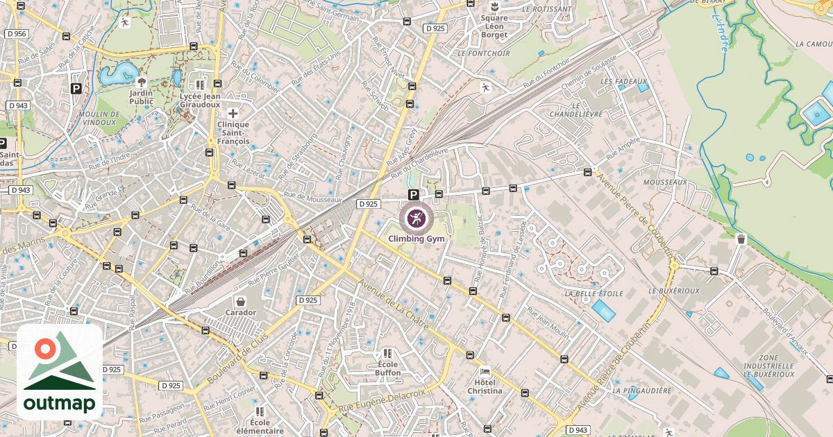 Map of Climbing Gym