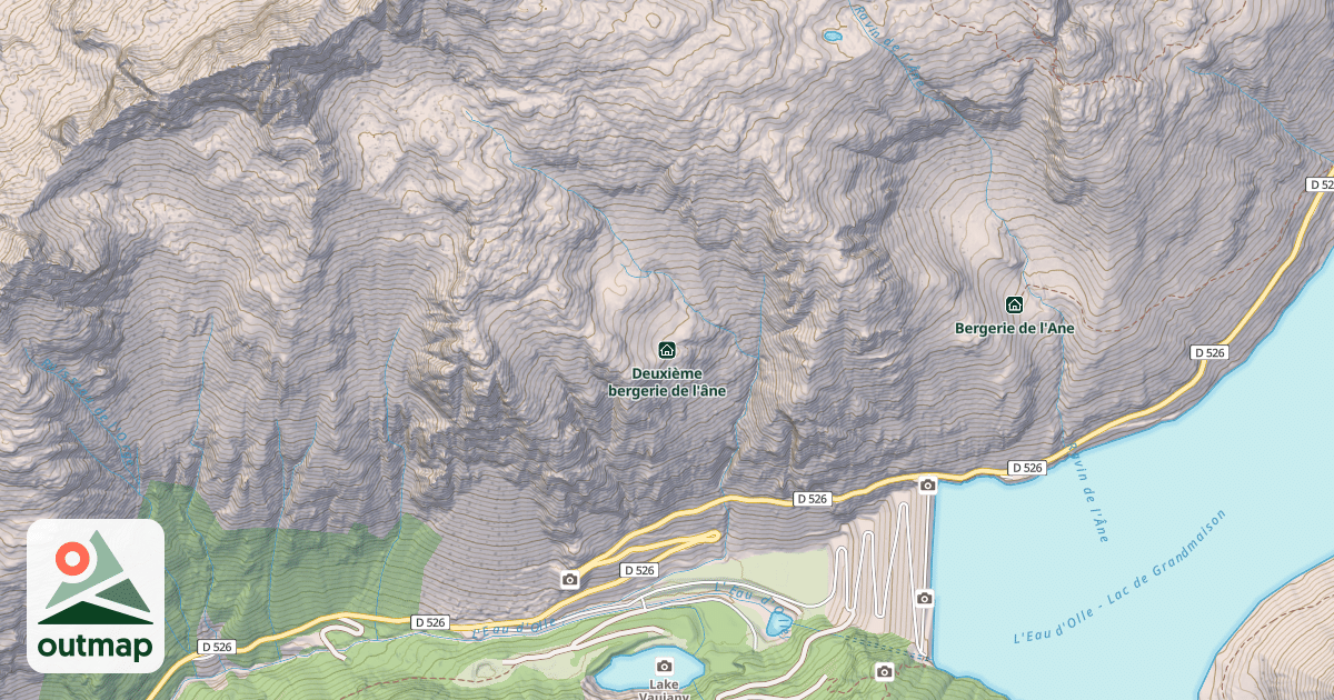 Map of Deuxième bergerie de l'âne