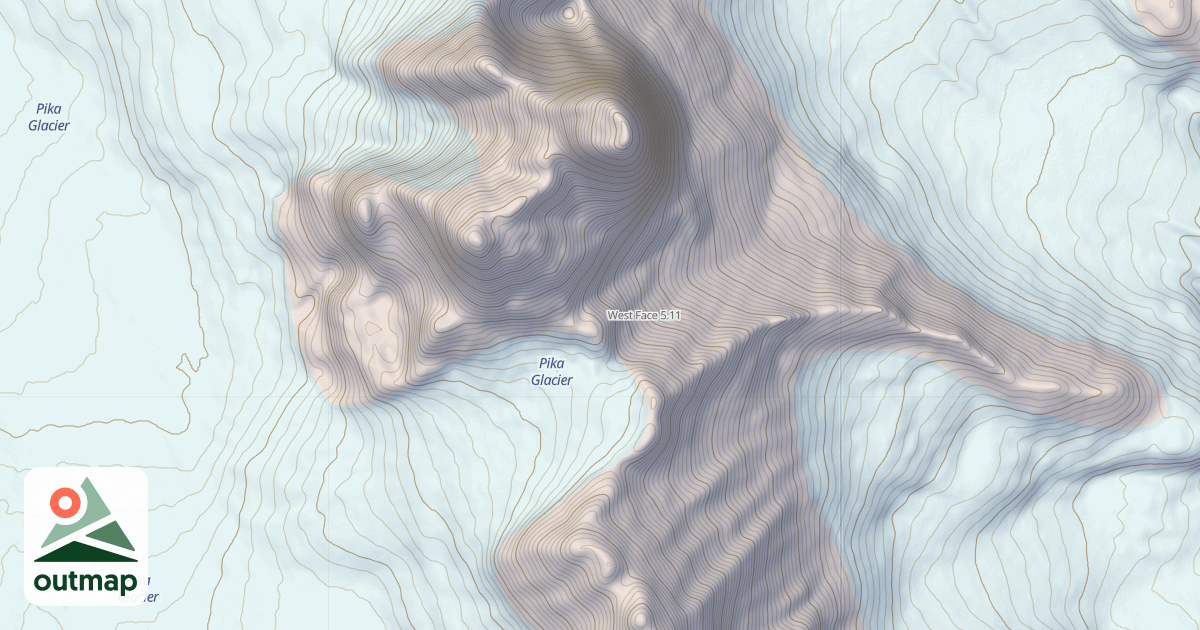 Map of West Face