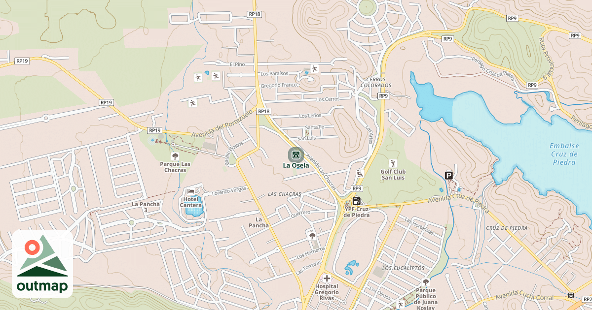 Map of La Osela