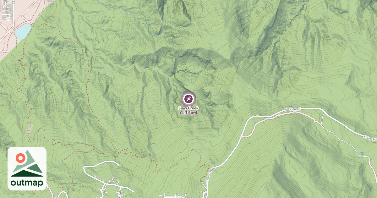 Map of S---w Creek Cliff Bowl