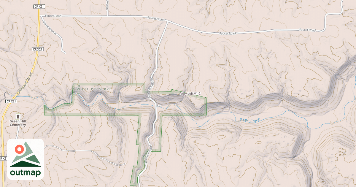 Map of Very Left