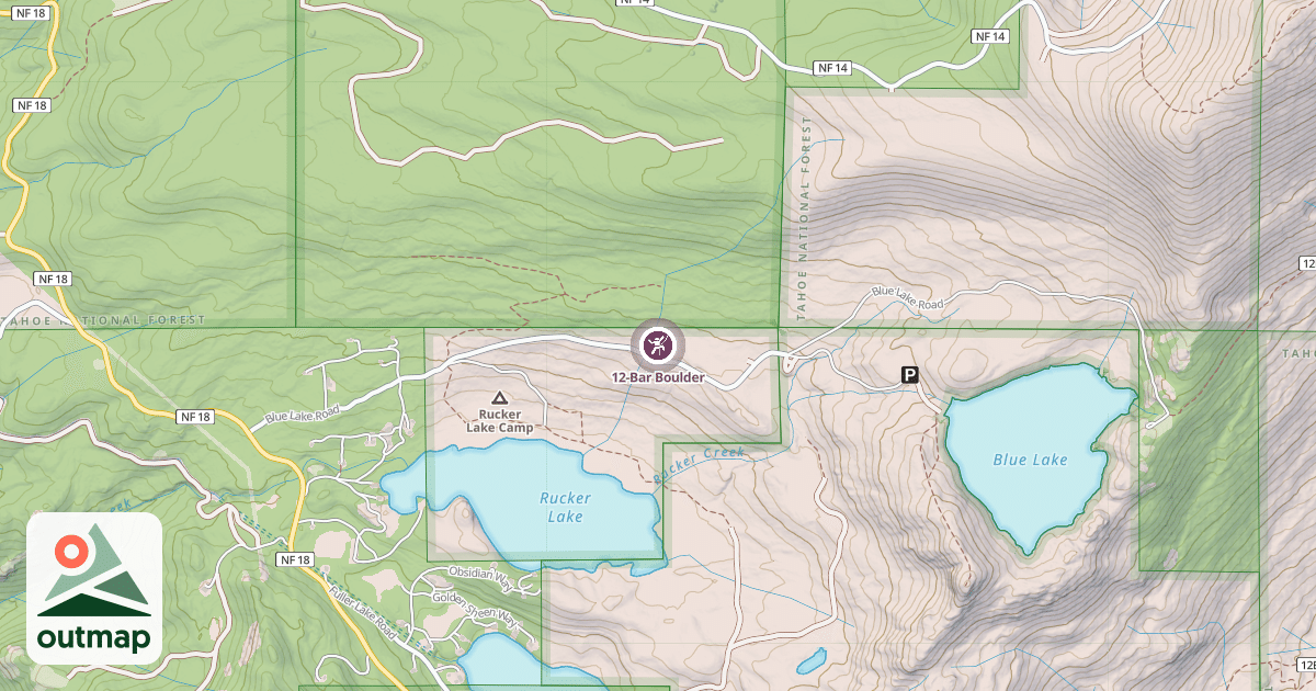Map of 12-Bar Boulder