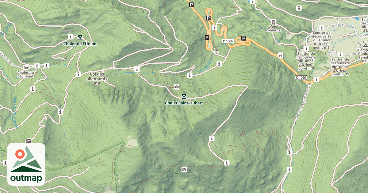 Map of Chalet Saint-Hubert