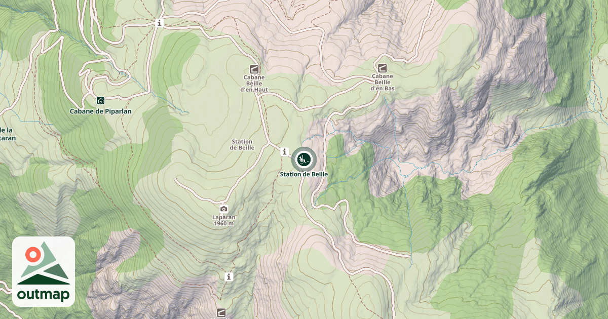 Map of Station de Beille