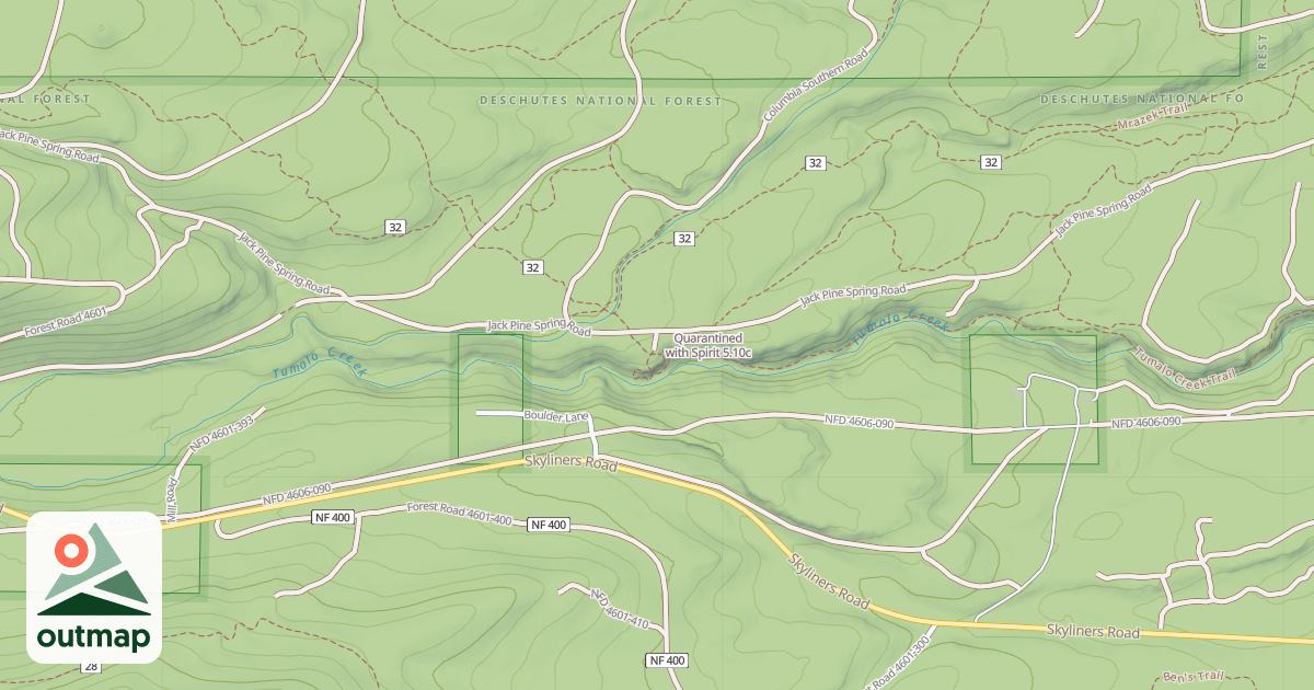 Map of Quarantined with Spirit