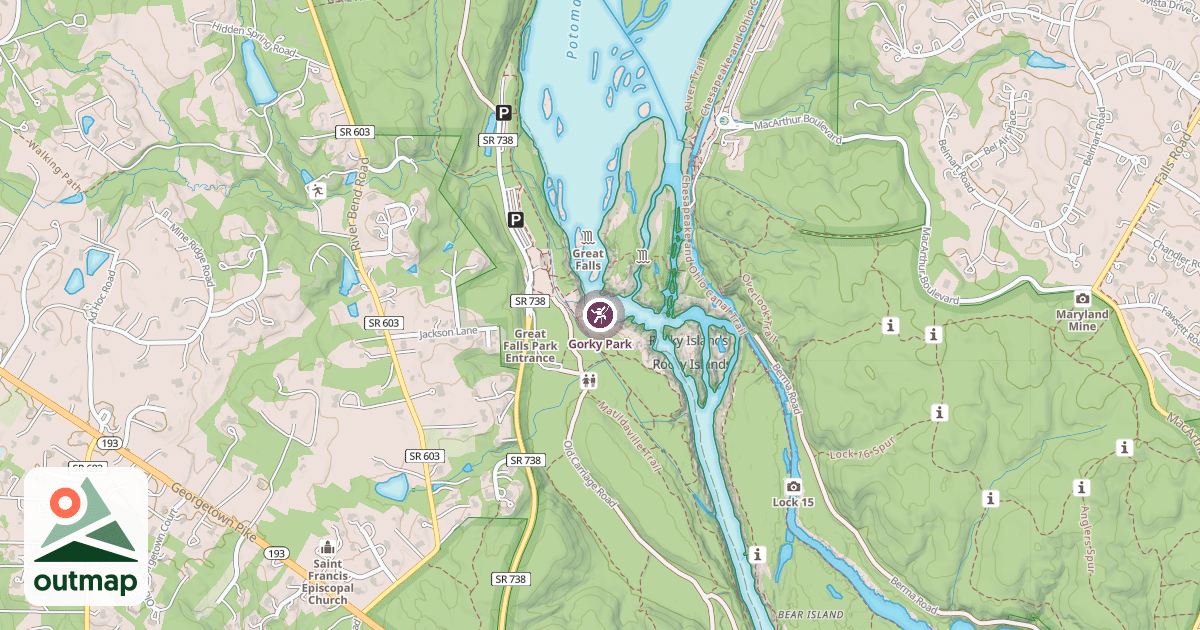Map of Gorky Park