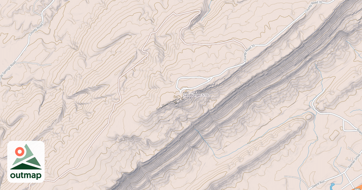 Map of Sandburger