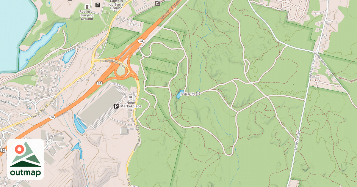 Map of Jeep Jerky
