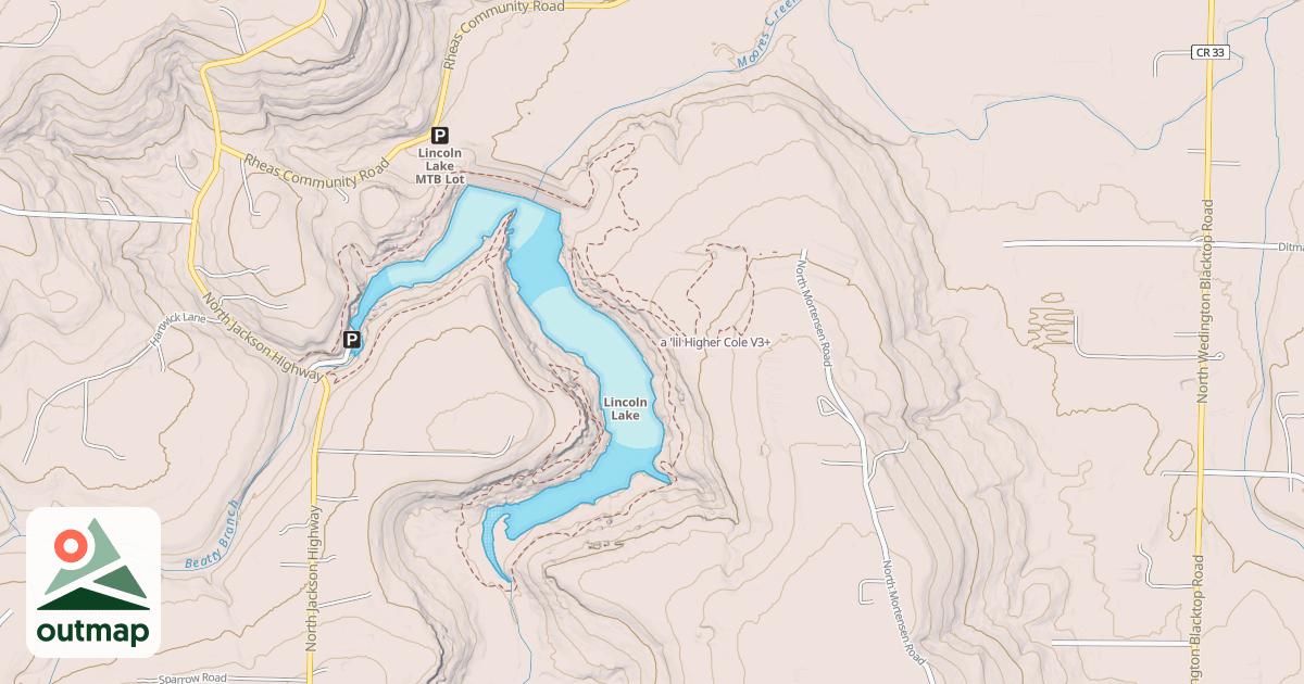 Map of a 'lil Higher Cole