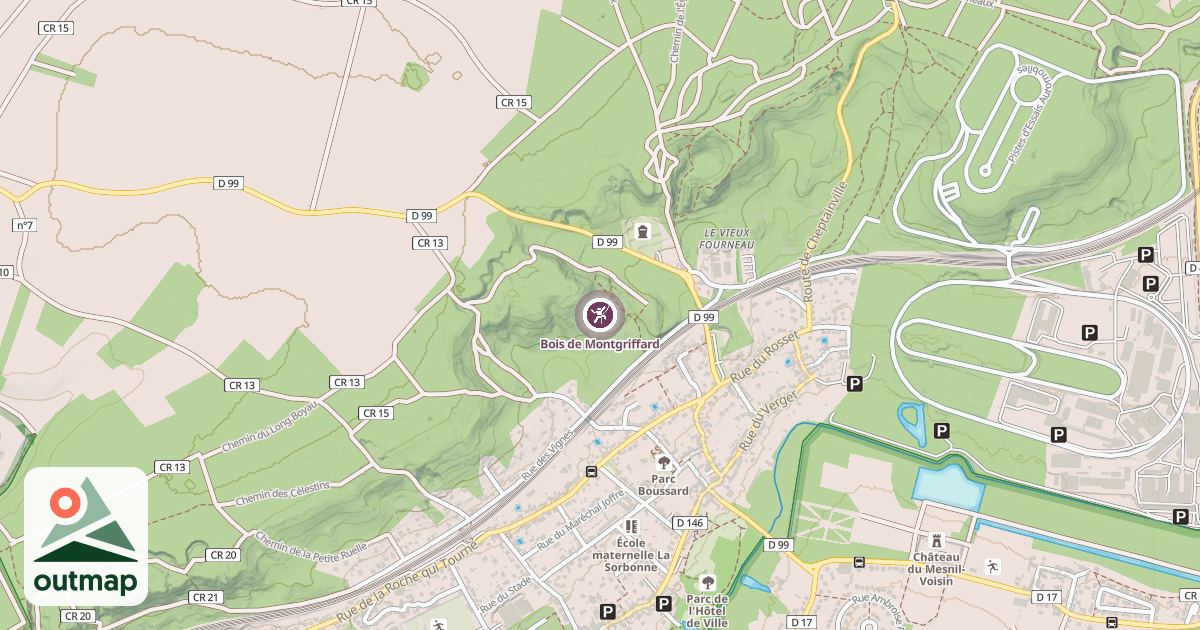 Map of Bois de Montgriffard