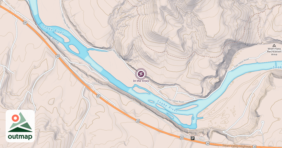 Map of In the trees
