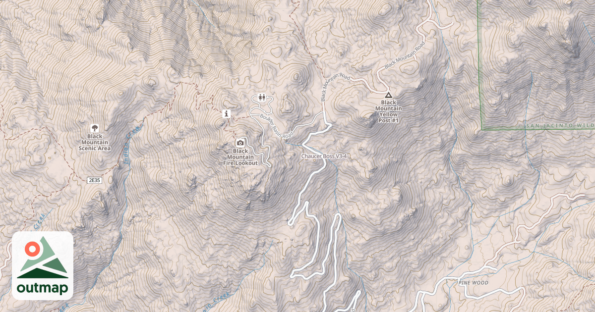 Map of Chaucer Boss