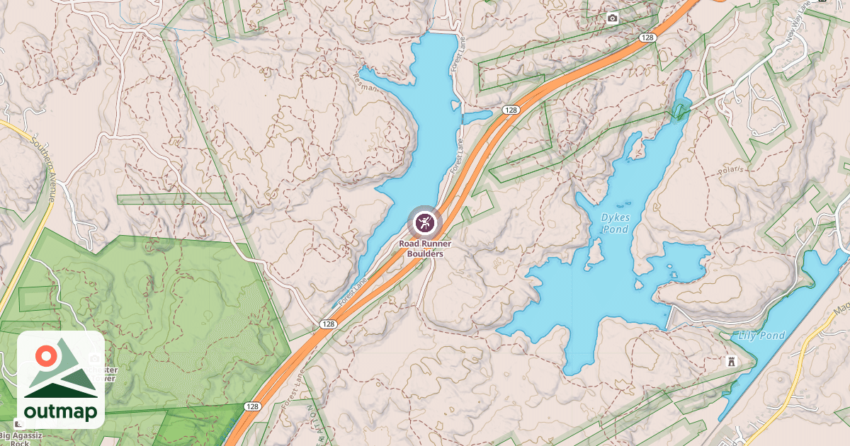 Map of Road Runner Boulders