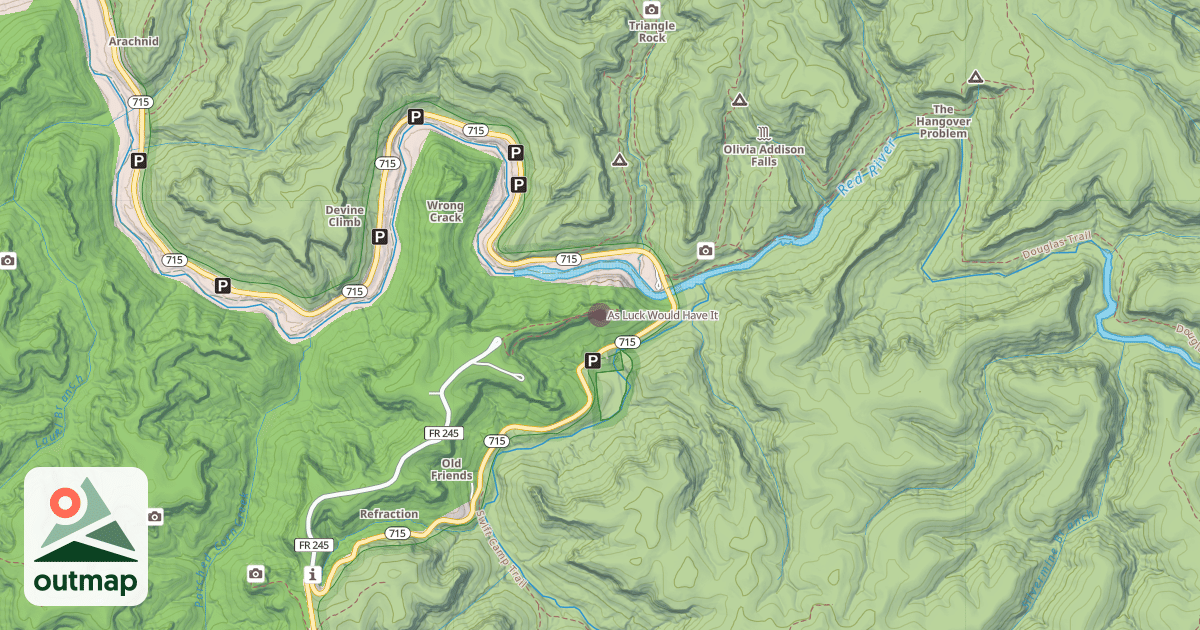 Map of As Luck Would Have It