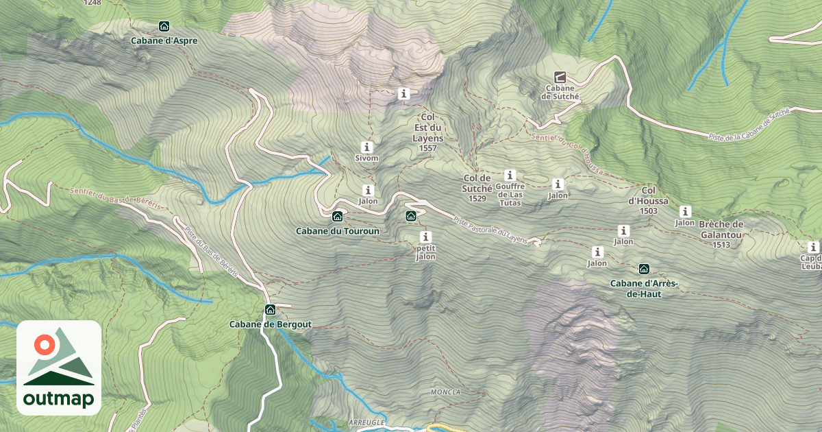 Map of Cabane de Légarce