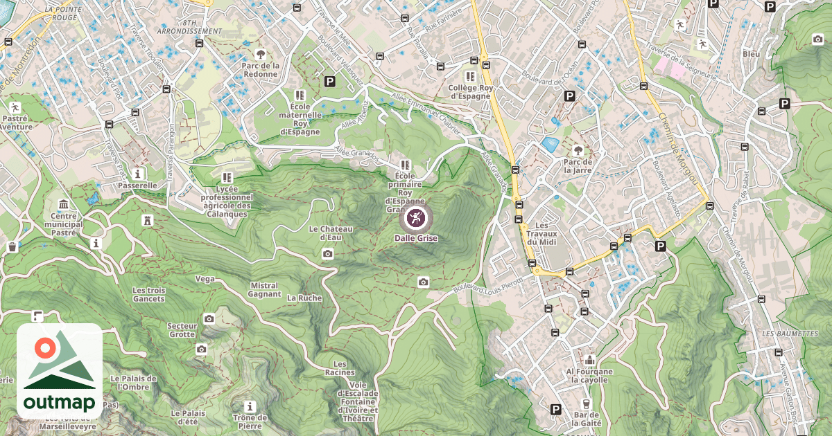 Map of Dalle Grise