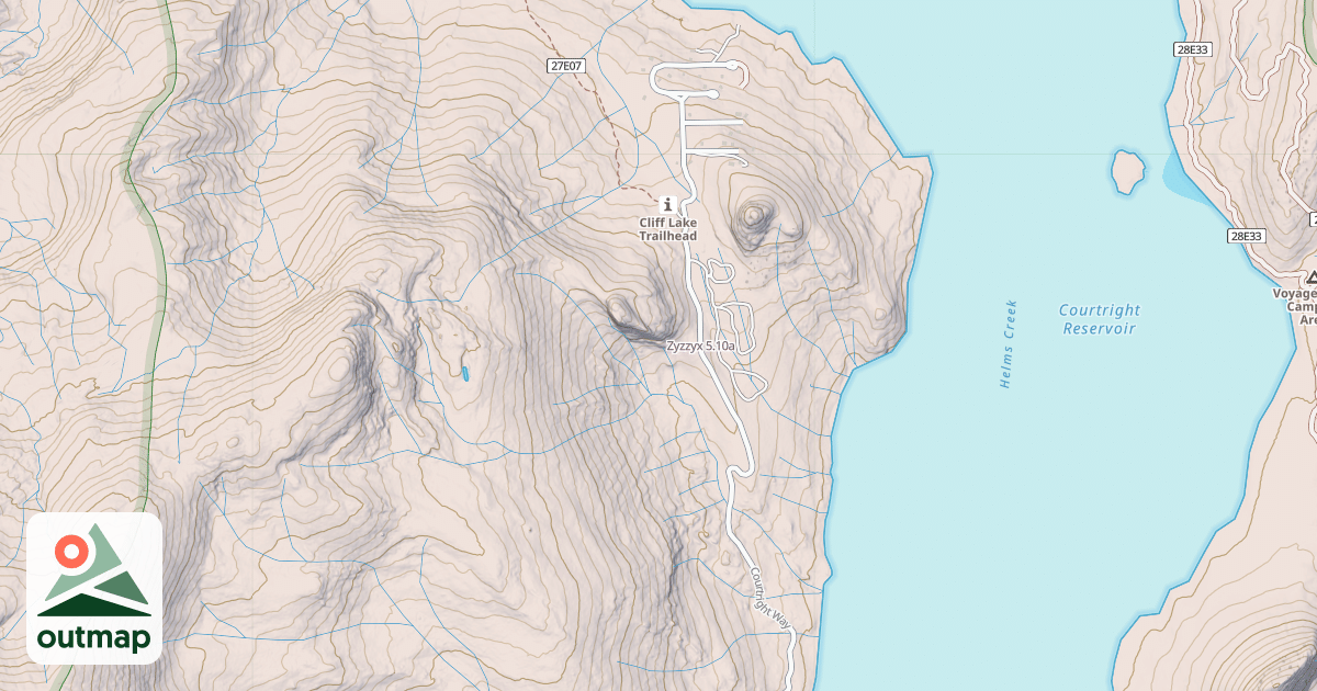 Map of Zyzzyx