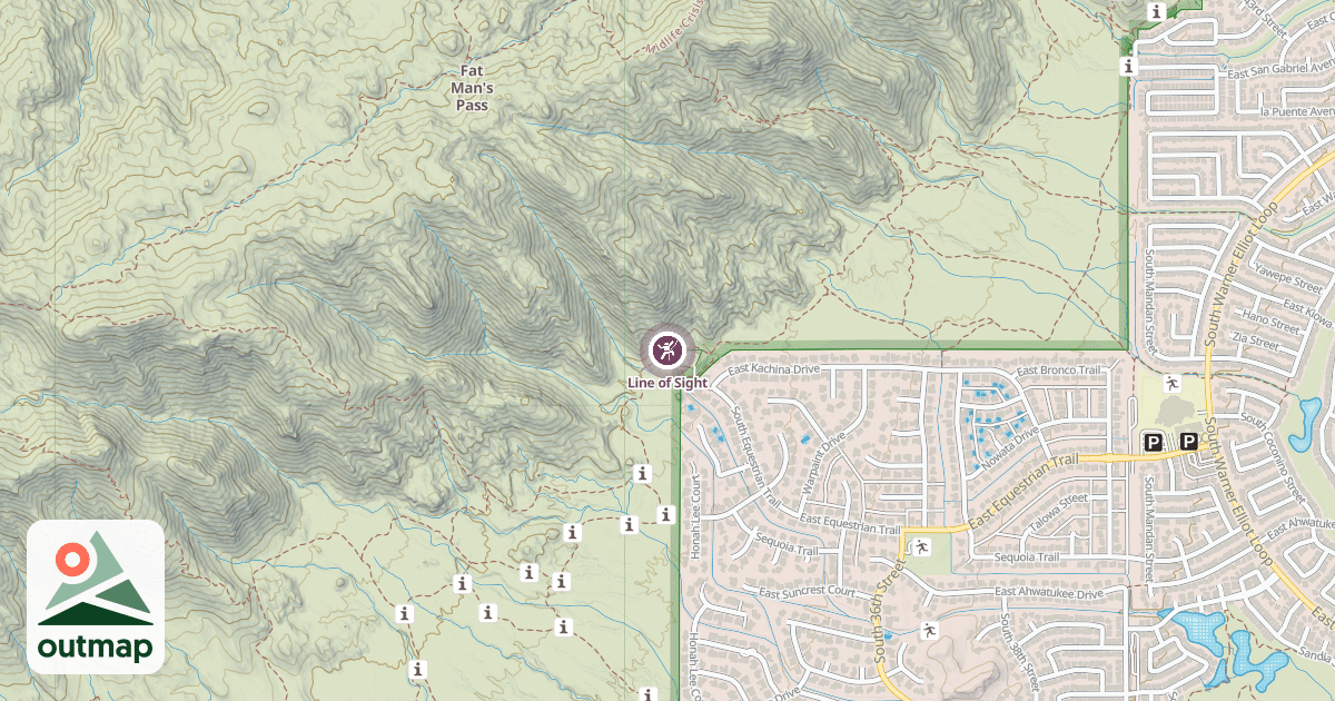 Map of Line of Sight