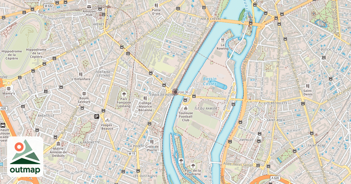 Map of Voie 36