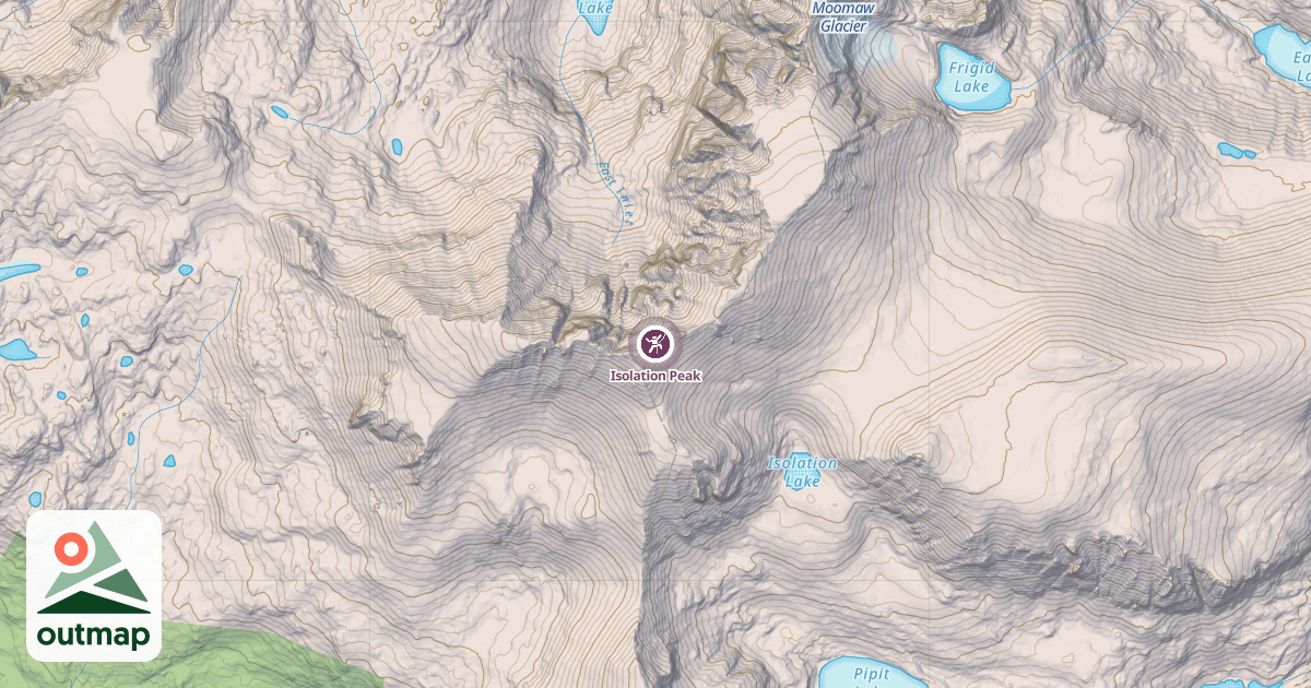 Map of Isolation Peak