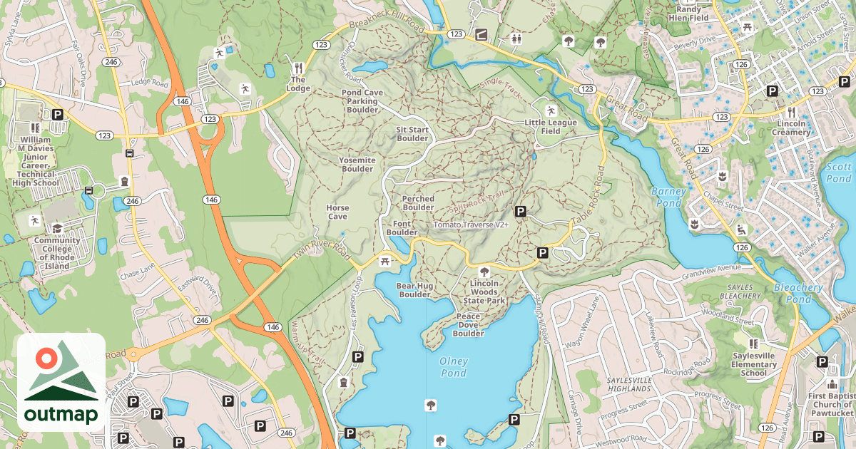 Map of Tomato Traverse