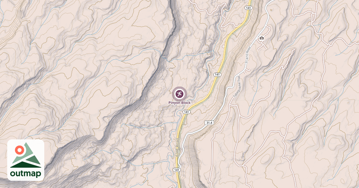 Map of Pinyon Block