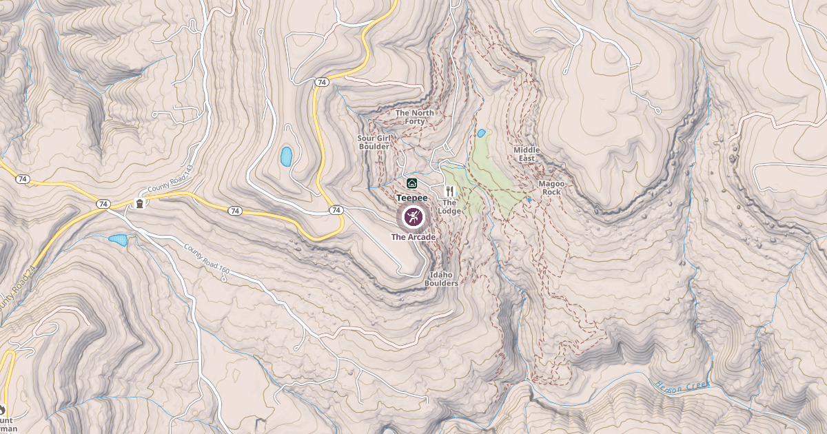 Map preview of The Arcade