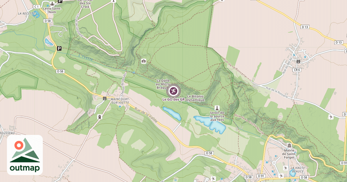 Map of Le GO des GR