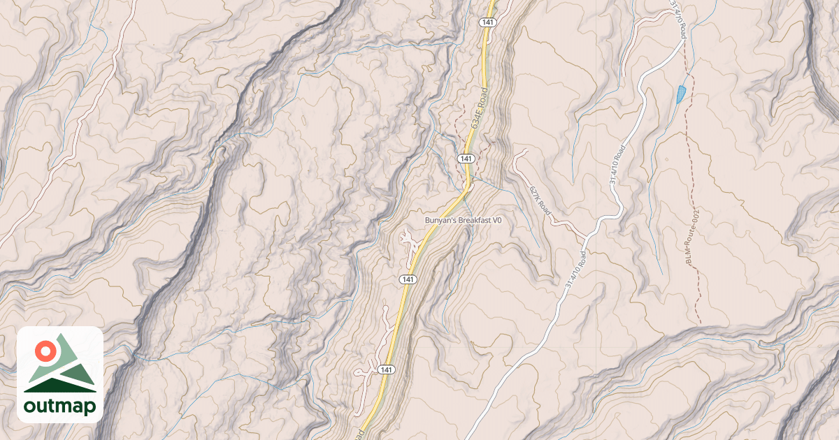 Map of Bunyan's Breakfast