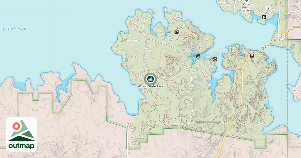 Map of Wilson State Park
