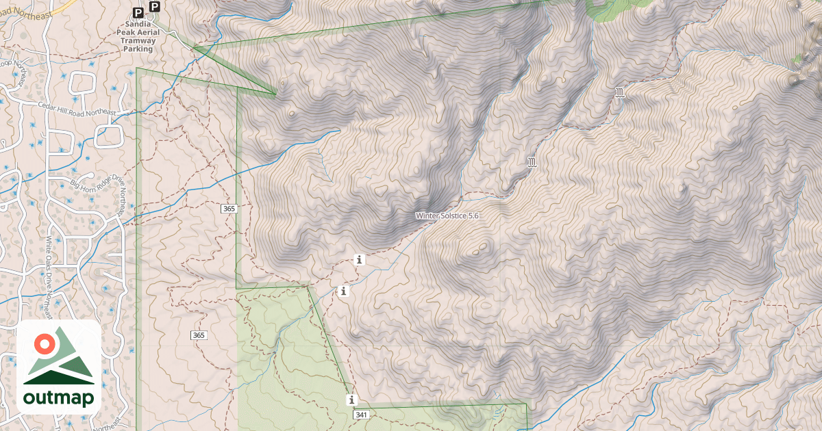 Map of Winter Solstice