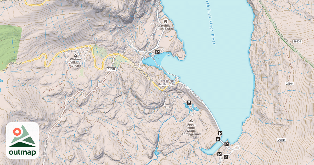 Map of Free Range McHam