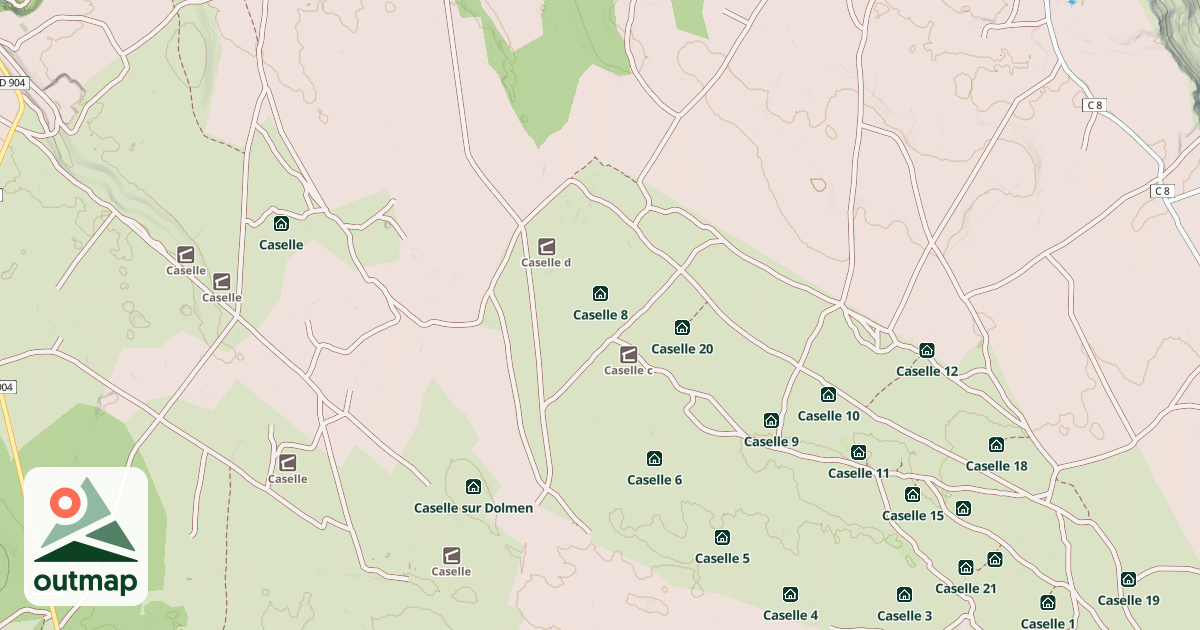 Map of Caselle 7