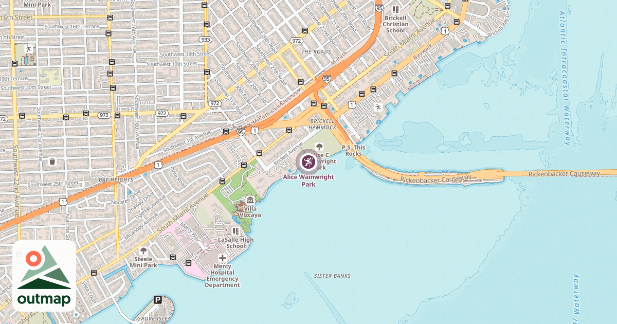 Map of Alice Wainwright Park