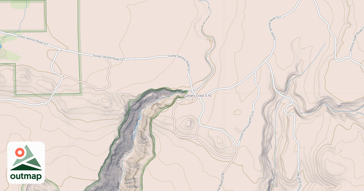 Map of Canary Crack