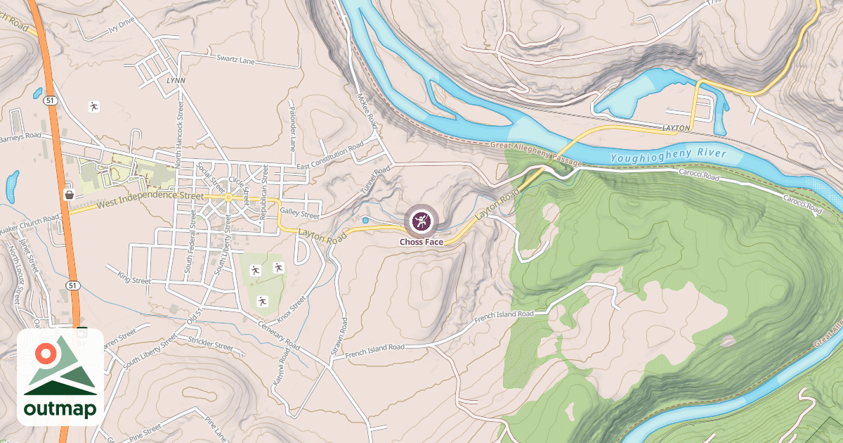 Map of Choss Face